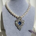 Set Colier Blue pearl + cercei